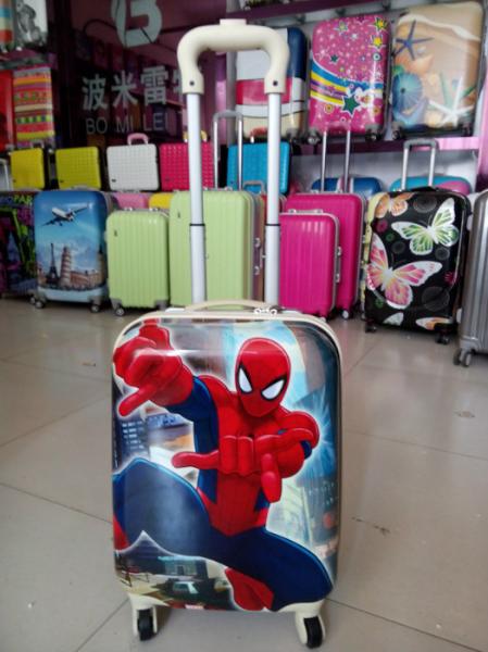 Buy cheap hot sale lovely kids trolley luggage bag suitcases in baigou baoding hebei China Factory from wholesalers