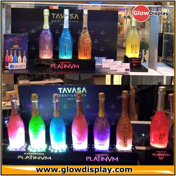 Tavasa Fragancias Platinvm Sparkling Wine Display Stand Champagne Bottle Glorifier