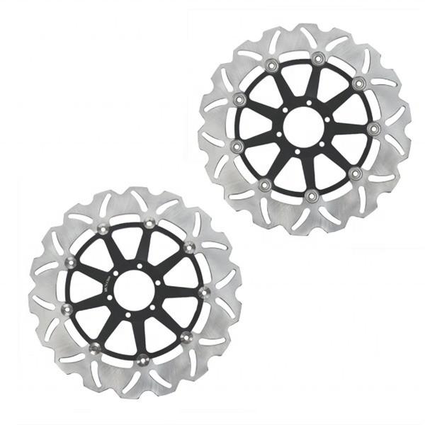 Buy cheap 320mm OD Front Left Right APRILIA FLOATING BRAKE DISC ROTORA F1 FUTURA 125 MX 125 RS 125 with 4.5mm Thickness from wholesalers