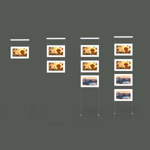 China Adjustable Brightness LCD Window Facing Display 21.5inch A3 Sunlight Readable Smart Digital Signage for Better Visibility on sale