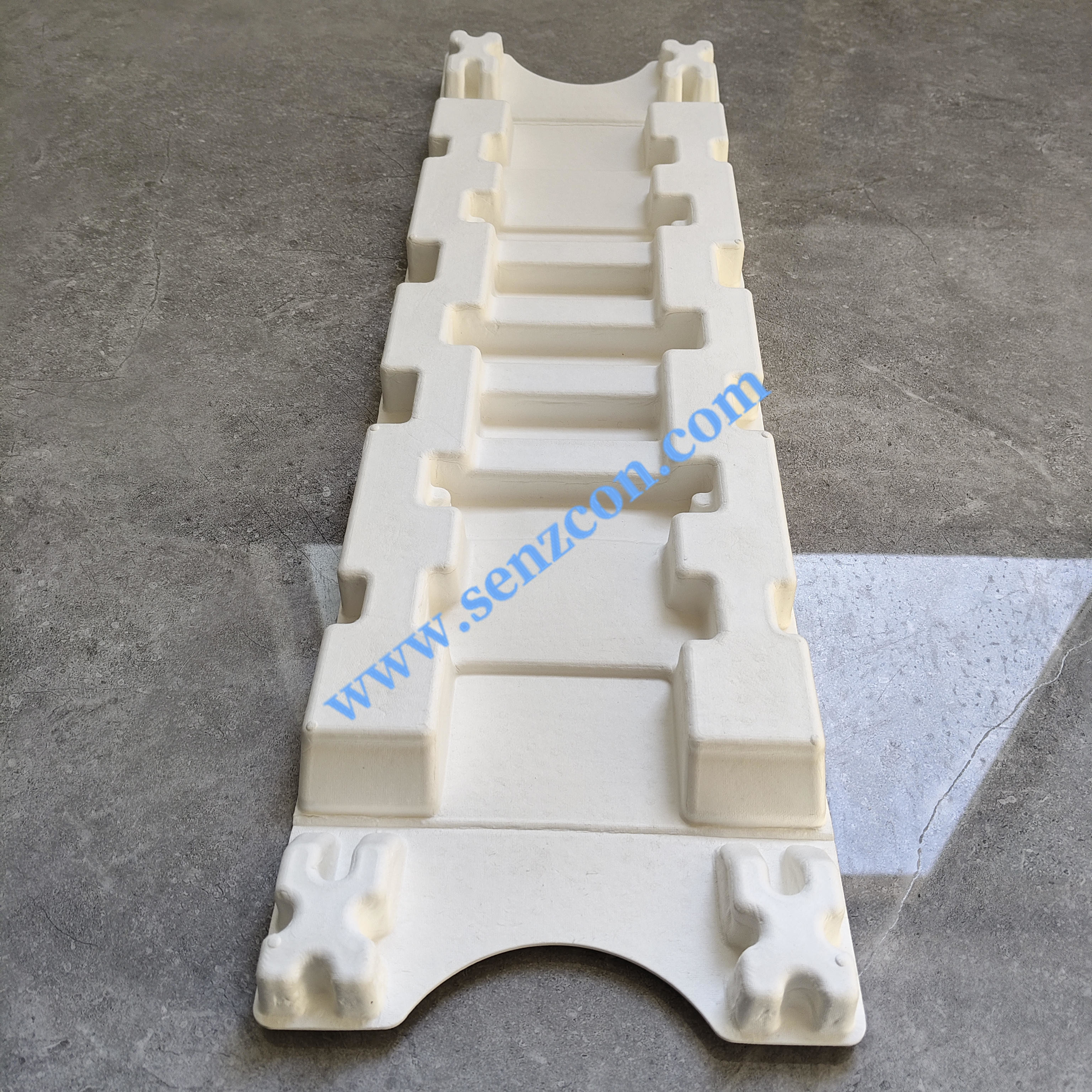 Direct factory supply for customized eco-friendly corrugated pulp molded packaging linings for small household appliances, which are shockproof and