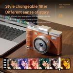 4K Retro Digital Camera 3inch Screen Entry-Level Kids Campus HD Zoom Photography
