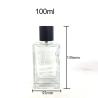 Buy cheap Perfume Bottle Glass Square Thick Bottom Snap On Glass Bottle Spray Perfume Packaging from wholesalers