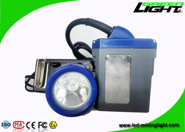 Buy cheap ABS 6.6Ah LED Miners Cap Lamp 216lum 10000lux Waterproof Miners Headlamp from wholesalers
