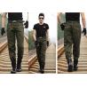 Buy cheap Anti - Friction Army Green Skinny Cargo Pants Long Style With 2 Tactical Pockets from wholesalers