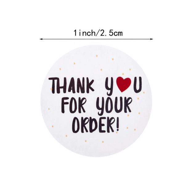Buy cheap Thank You Words Printed Paper Sticker , Demossed Adhesive Printer Paper from wholesalers