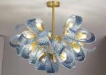 Luxury Hanging Fixture Firework Pendant Lights Led Lighting Modern Flower Glass
