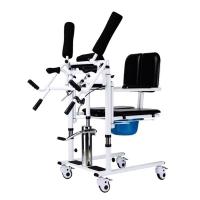 Buy cheap Reliable Quality Adjustable Height Manual Patient Transfer Lift Chair Hydraulic product