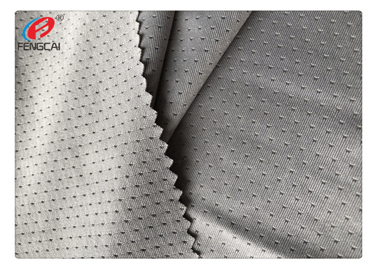 Weft Knitted Stretchy Mesh Fabric For Sportswear T Shirt