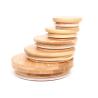 Buy cheap Reusable Bamboo Cup Lids Wooden Mug Lid Wide Mouth 70mm from wholesalers