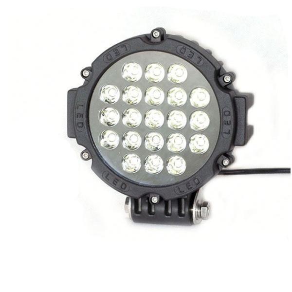 Buy cheap 63W 7 Inch Led Driving Lights For Cars Flood /Spot Black Red Yellow Driving Led Work Lights from wholesalers