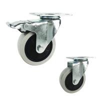 Buy cheap 220lbs Loading Industrial Trolley Wheels , PP 5 Inch Trolley Wheels product
