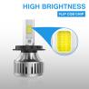 Buy cheap 4500k Color Temperature YAYE 80V 4500LM High Power H4 Motorcycle Headlight from wholesalers