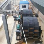 Natural Ore Washing Machine , Sand Washing Unit 0-10mm Feeding Size AC Motor