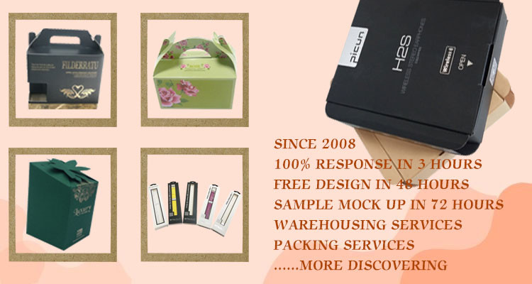 Customized Recycled birthday cake packaging With Plastic Window