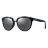 Buy cheap TAC Plastic Colored Sunglasses , Black Brown Plastic Aviator Sunglasses Metal Frames from wholesalers