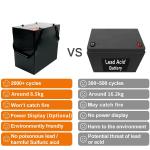 Coslight UPS 12.8V Solar Street Light Battery For LED Street Lamp