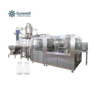 Wholesale Mango Juice Filling Machine Automatic Plastic Sealing Square Bottle 15000BPH from china suppliers