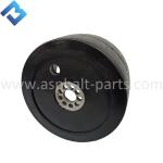 Benit BF300P Front Rubber Solid Tyre Wheels Black For Bomag