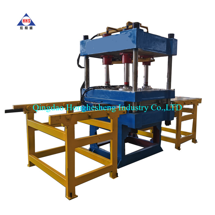 Gym Pressed Rubber Floor Tiles Making Machine Fully Automated 550X550
