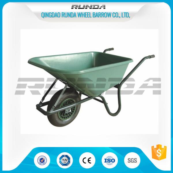 Buy cheap PP Tray Heavy Duty Wheelbarrow , 85L County Clipper Wheelbarrow For Grass Storage from wholesalers