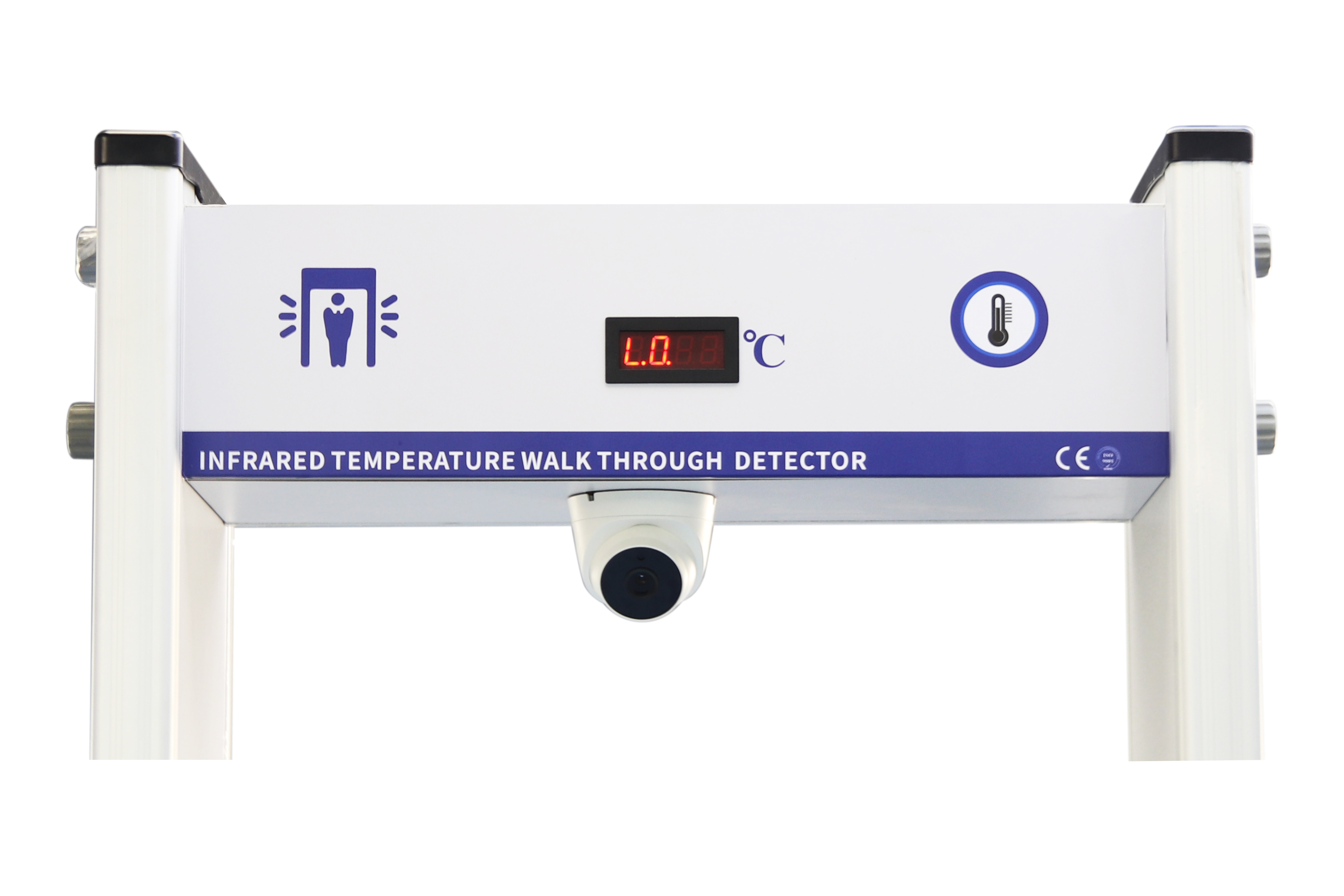 Walk Through IR Sensor IP65 Temperature Scanner Gate