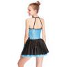 Buy cheap Fancy Girls Jazz Dance Dress Spandex Fabric Bodice With Rhinestones Chocker Collar from wholesalers