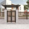 Buy cheap Pretreatment Double Iron Storm Aluminium Fence Gate For Outdoor Living Space from wholesalers