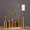 Buy cheap Golden Lighthouse Long Stem Metal Candle Holder For Home Decoration from wholesalers