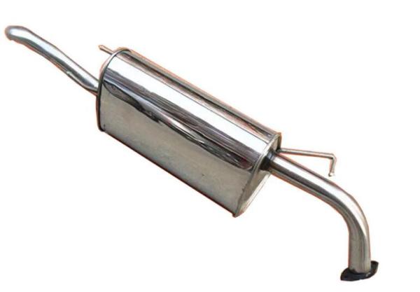 Chevrolet Sail 2.5 Inch Stainless Steel Muffler For Automobile Industry Inlet