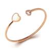 Buy cheap Rose Gold Color Cross Bracelet for Men Women Couples Jewelry Fashion Stainless Steel Chain from wholesalers
