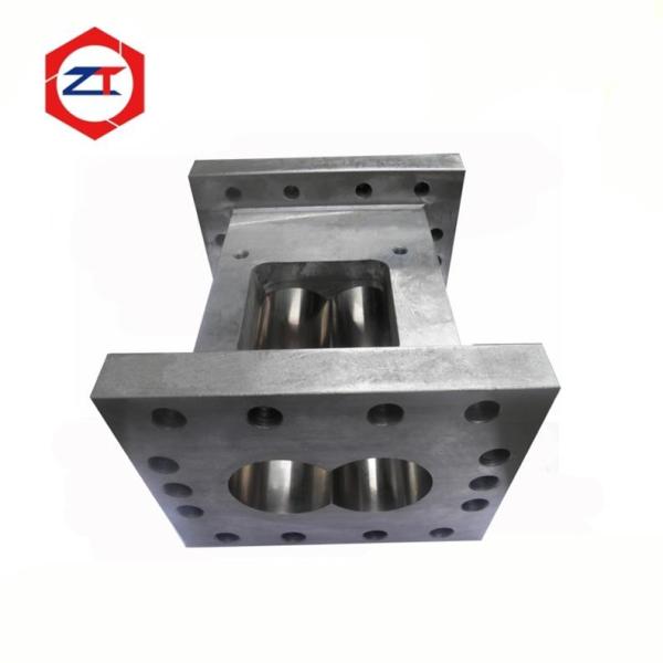 Buy cheap 85mm Plastic Pellet Machine Parts Feeder Screw Barrel 67.8mm Center Distance Double-Screw PP Extruder from wholesalers