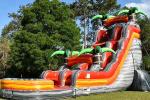 Commercial Colorful PVC Inflatable Water Slide Forest Theme