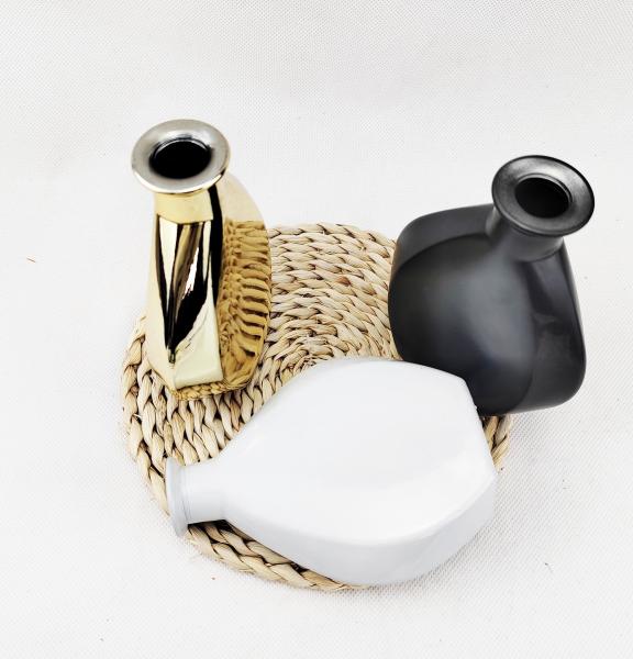 Buy cheap 100ml 250ml Black Gold Silver Color Reed Diffuser Glass Bottle for Household Products from wholesalers