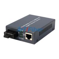 Buy cheap 100M Fiber Optic Media Converter For SC LC Port , Fast Ethernet Media Converter product