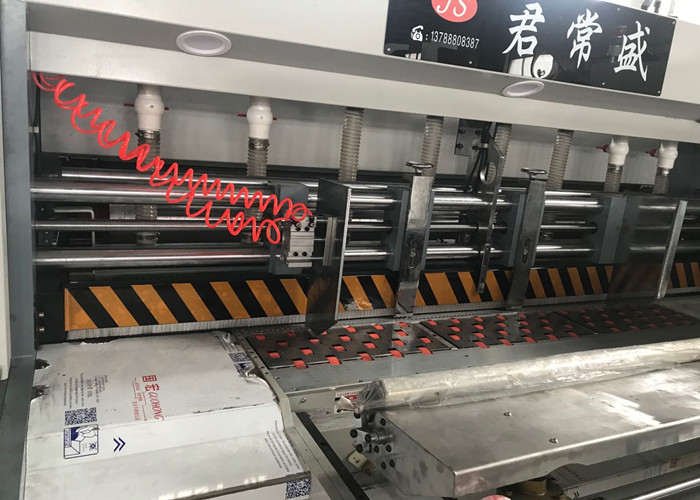Corrugated Box Two Colour Flexo Printing Machine With Slotting Function