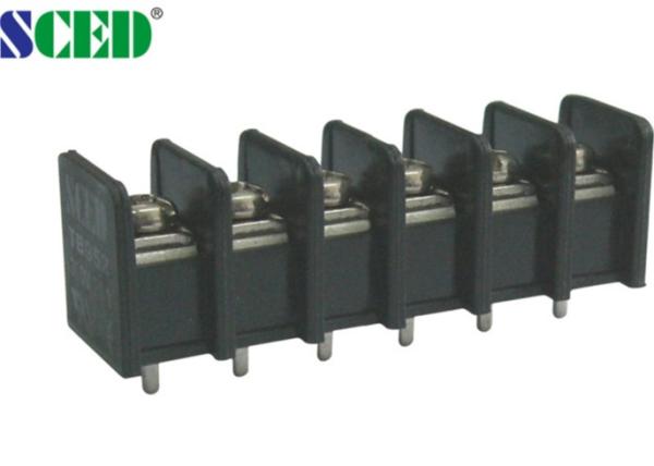 Buy cheap M4 Screw Black PCB Terminal Blocks 20A / 300V 9.525mm Pitch UL94-V0 Brass from wholesalers