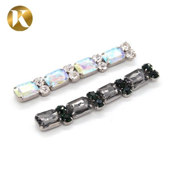 Buy cheap Promotion Fashion Jewelry Rhinestone Shoe Buckles 105mm*15mm Size from wholesalers