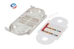 Buy cheap 24 Core Fiber Optic Splice Tray ABS Plastic Rack Mount 30mm Fiber Bending Radius from wholesalers