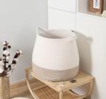 Handmade Eco Friendly Christmas Gift Storage Cotton Rope Woven Laundry Basket