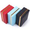 Buy cheap Custom PU Leather LED Jewelry Box Gold Trim Jewelry Holder Case For Earrings Rings from wholesalers