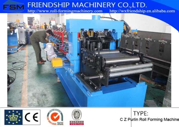 Buy cheap 1.2mm - 3.0mm Thickness C Z Purlin Roll Forming Machine For Q195 - 235 / Hot-Zinc Coil from wholesalers