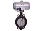 Pneumatic Actuated Center Line Butterfly Valve 4'' Class 150 Pressure