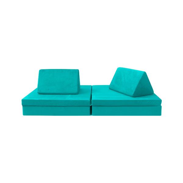 Buy cheap CertiPur-US Velvet Fabric 6pcs Foam Play Couch For Toddlers from wholesalers