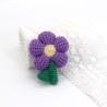 Buy cheap 3D Doll Key Chain Purple Wool Manual Flower For Clothes OEM ODM from wholesalers