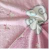 Buy cheap Pink Animal Printed Flannel Fleece Fabric 100% Polyester from wholesalers