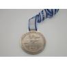 Buy cheap Soft Enamel Running Race Medals , Custom 5K Race Medals Neck Ribbon from wholesalers