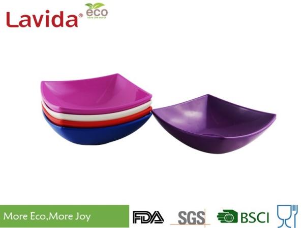 Buy cheap Durable Square Melamine Plates Bowls BPA Free Custom Made With Printing Logo from wholesalers