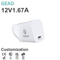 Buy cheap 12V 1.67A Phone GaN Fast Charger Quick Charge 3.0 High Powered product