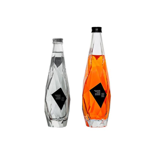 Buy cheap FDA 350ml 500ml Glass Drink Bottles Frosted Wine Glass Bottles from wholesalers